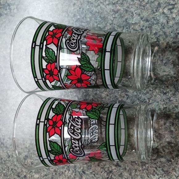 Coca-Cola Glasses set of 2 - Picture 2 of 3